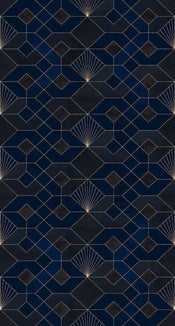 Komar Coquilles Nuit Vlies Fototapete 150x280cm 3-bahnen | Yourdecoration.de