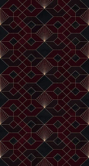 Komar Coquilles Rouges Vlies Fototapete 150x280cm 3-bahnen | Yourdecoration.de