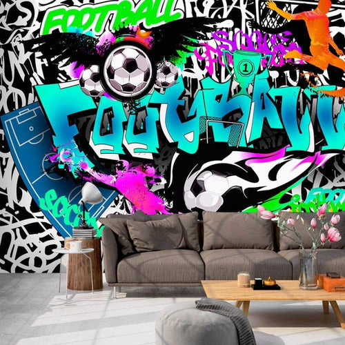 Artgeist Sports Graffiti Vlies Fototapete Interieur | Yourdecoration.de