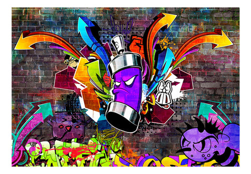 Fototapete - Graffiti Colourful Attack - Vliestapete