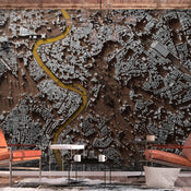 Fototapete - Rome and Tiber - Vliestapete