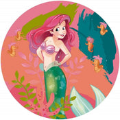 Komar Ariel Happy Coral Zelfklevend Fototapete 125x125cm Rund | Yourdecoration.de