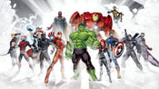 Komar Avengers Unite Vlies Fototapete 500x280cm 10-Bahnen | Yourdecoration.de