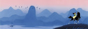 Komar Mulan Hills Vlies Fototapete 300x100cm 6-Bahnen | Yourdecoration.de