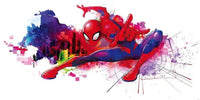 Komar Spider-Man Graffiti Art Vlies Fototapete 300x150cm 6-Bahnen | Yourdecoration.de