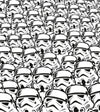 Komar Star Wars Stormtrooper Swarm Vlies Fototapete 250x280cm 5-Bahnen | Yourdecoration.de