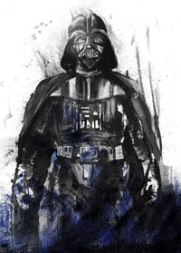 Komar Star Wars Watercolor Vader Vlies Fototapete 200x280cm 4-Bahnen | Yourdecoration.de