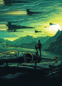 Komar Star Wars X-Wing Assault Takodana Vlies Fototapete 200x280cm 4-Bahnen | Yourdecoration.de