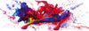 Komar Vlies Fototapete 4 4123 Spider Man Graffiti Art | Yourdecoration.de