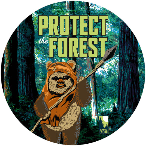 Komar Vlies Fototapete Dd1 015 Star Wars Protect The Forest | Yourdecoration.de