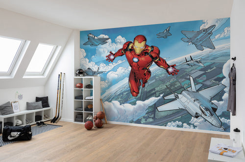 Komar Vlies Fototapete Iadx8 062 Iron Man Flight Interieur | Yourdecoration.de