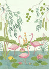 Komar Vlies Fototapete Iax4 0044 Flamingo Vibes | Yourdecoration.de