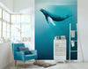 Komar Vlies Fototapete Iax4 0045 Artsy Humpback Whale Interieur | Yourdecoration.de