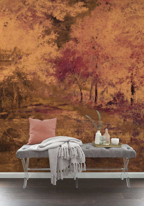 Komar Vlies Fototapete Inx4 027 Autumna Interieur | Yourdecoration.de