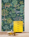 Komar Vlies Fototapete Inx4 055 Happy Jungle Interieur | Yourdecoration.de