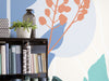 Komar Vlies Fototapete Inx6 085 Tropical Shapes Detail | Yourdecoration.de