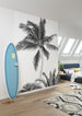 Komar Vlies Fototapete Iax4 0011 Retro Palm Interieur | Yourdecoration.de