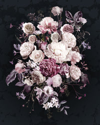 Komar Vlies Fototapete X4 1018 Bouquet Noir | Yourdecoration.de