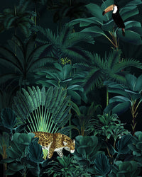Komar Vlies Fototapete X4 1027 Jungle Night | Yourdecoration.de