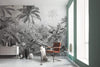 Komar Amazonia Black and White Vlies Fototapete 400x250cm 4-bahnen Sfeer | Yourdecoration.de
