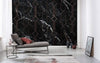 Komar Marble Black Vlies Fototapete 400x250cm 4-bahnen Sfeer | Yourdecoration.de