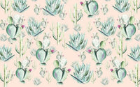 Komar Cactus Rose Vlies Fototapete 400x250cm 4-bahnen | Yourdecoration.de