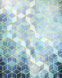 Komar Mosaik Azzuro Vlies Fototapete 200x250cm 2-bahnen | Yourdecoration.de