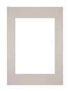 Passepartout 21x29,7cm A4/A5 Karton Grau Granit Rand Gerade - Vorne | Yourdecoration.de