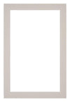Passepartout 62x93cm Karton Grau Granit Rand 3cm Gerade - Vorne | Yourdecoration.de