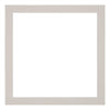 Passepartout 50x50cm Karton Grau Granit Rand 3cm Gerade - Vorne | Yourdecoration.de