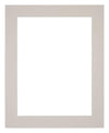 Passepartout 40x55cm Karton Grau Granit Rand 5cm Gerade - Vorne | Yourdecoration.de
