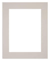 Passepartout 60x70cm Karton Grau Granit Rand 6cm Gerade - Vorne | Yourdecoration.de