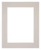 Passepartout 35x45cm Karton Grau Granit Rand 6cm Gerade - Vorne | Yourdecoration.de