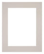 Passepartout 35x45cm Karton Grau Granit Rand 6cm Gerade - Vorne | Yourdecoration.de