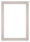 Passepartout 42x59,4cm A2 Karton Grau Granit Rand 5cm Gerade - Vorne | Yourdecoration.de