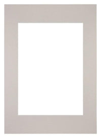 Passepartout 59,4x84cm A1/A2 Karton Grau Granit Rand Gerade - Vorne | Yourdecoration.de