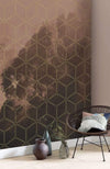 Komar Golden Grid Vlies Fototapete 200x250cm 2-bahnen Sfeer | Yourdecoration.de
