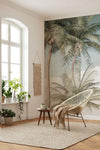 Komar Palm Oasis Vlies Fototapete 200x280cm 2-bahnen Sfeer | Yourdecoration.de