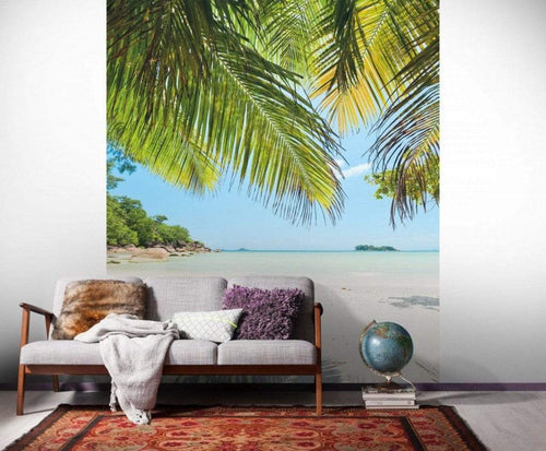 Komar Under The Palmtree Vlies Fototapete 200x250cm 2-bahnen Sfeer | Yourdecoration.de