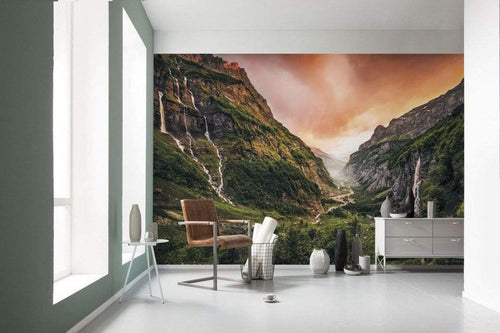Komar Eden Valley Vlies Fototapete 400x250cm 4-bahnen Sfeer | Yourdecoration.de
