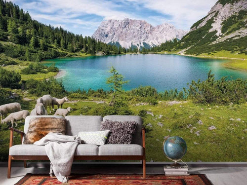 Komar Paradise Lake Vlies Fototapete 400x250cm 4-Bahnen Interieur | Yourdecoration.de