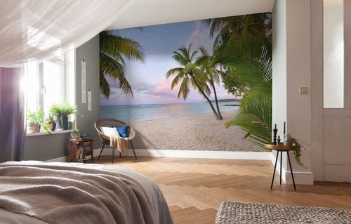 Komar Paradise Morning Vlies Fototapete 400x250cm 4-bahnen Sfeer | Yourdecoration.de