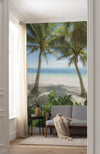 Komar Palmy Beach Vlies Fototapete 200x280cm 4-bahnen Sfeer | Yourdecoration.de