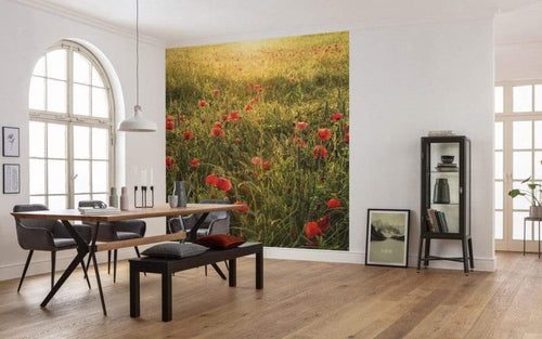 Komar Poppy World Vlies Fototapete 250x280cm 5-bahnen Sfeer | Yourdecoration.de
