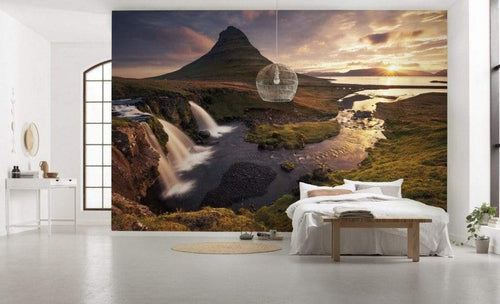 Komar Guten Morgen auf Islandisch Vlies Fototapete 400x250cm 8-bahnen Sfeer | Yourdecoration.de