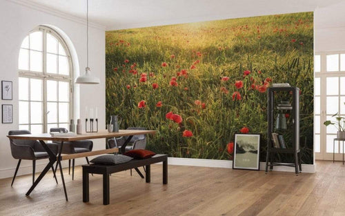 Komar Poppy World Vlies Fototapete 450x280cm 9-bahnen Sfeer | Yourdecoration.de